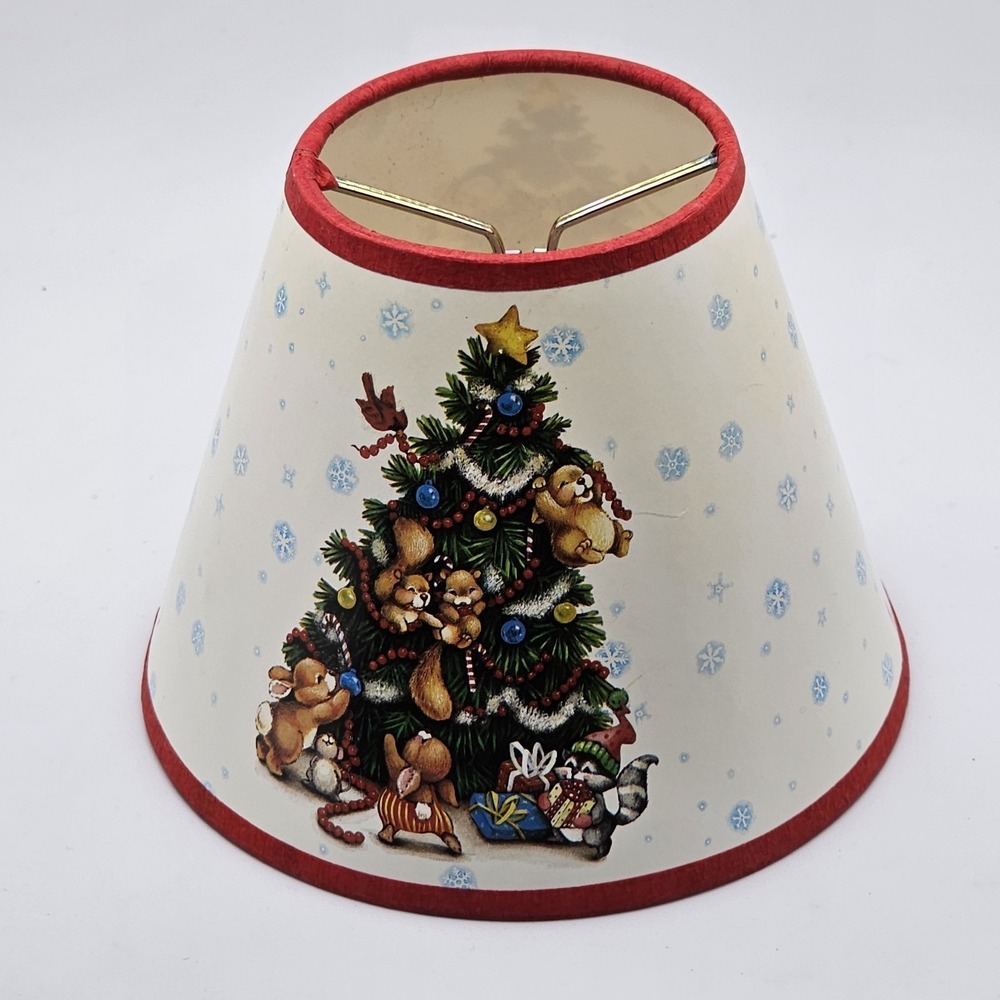 Christmas Mini Paper Chandelier Lamp Shade 4in High